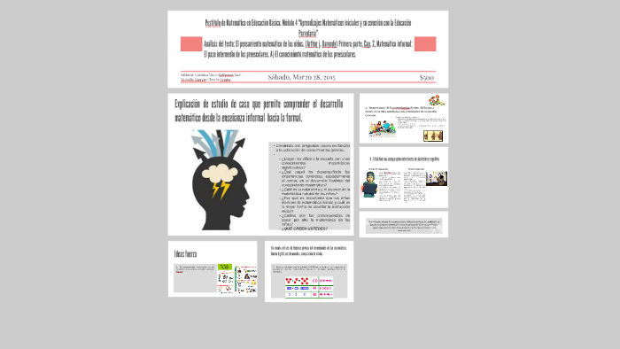 Análisis del texto: El pensamiento matemático de los niños. by Claudia