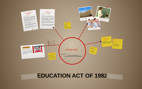 EDUCATION ACT OF 1982 by grace Mendoza