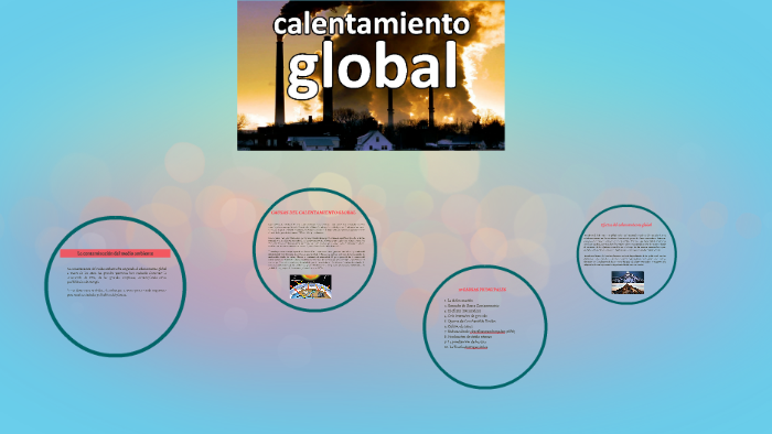 EL CALENTAMIENTO GLOBAL by esther vargas castañeda on Prezi