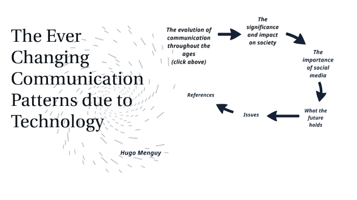 Changes in communication patterns due to technology by Hugo Menguy on Prezi