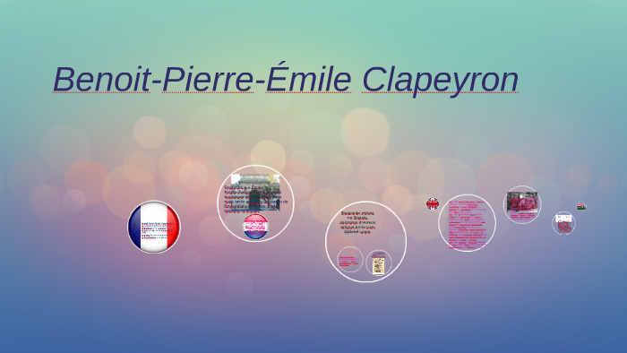 BenoitPierreÉmile Clapeyron by simone couto