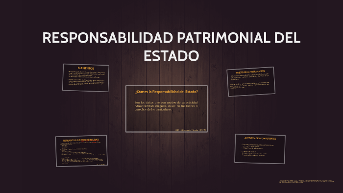 RESPONSABILIDAD PATRIMONIAL DEL ESTADO by ADYAR RAMIARAN on Prezi
