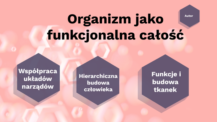 Organizm Człowieka Jako Funkcjonalna Całość Organizm człowieka jako funkcjonalna całość by Patrycja Pyla on Prezi