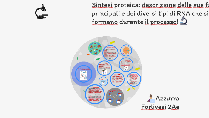 La sintesi proteica La sintesi proteica è il processo che porta