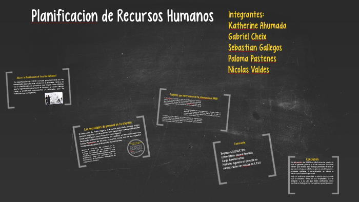 Planificacion de Recursos Humanos by katherine ahumada grandi on Prezi