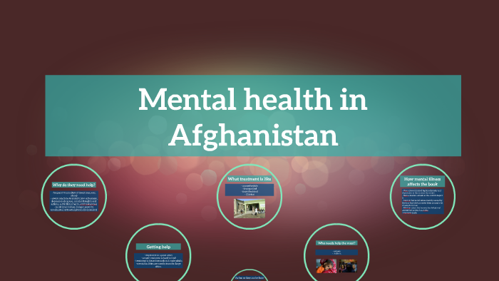 Mental health in Afghanistan by Stephanie Kufer