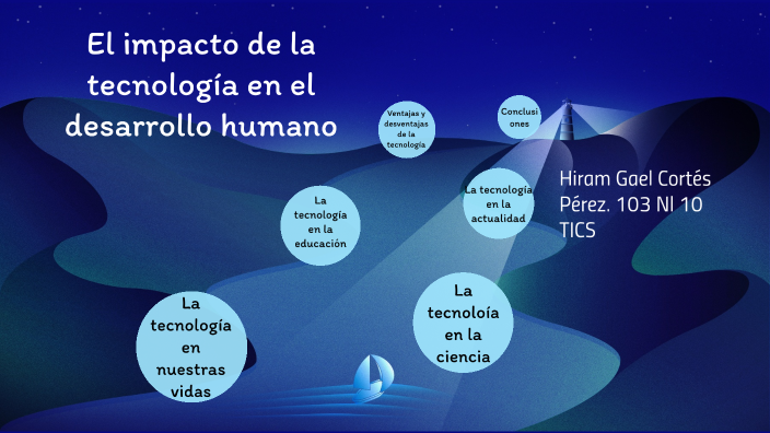 El impacto de la tecnología en el desarrollo humano by Gael Cortés on Prezi