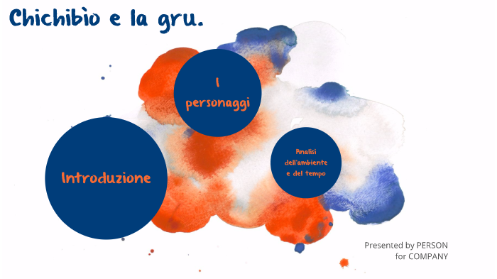 Chichibio E La Gru Testo Semplificato