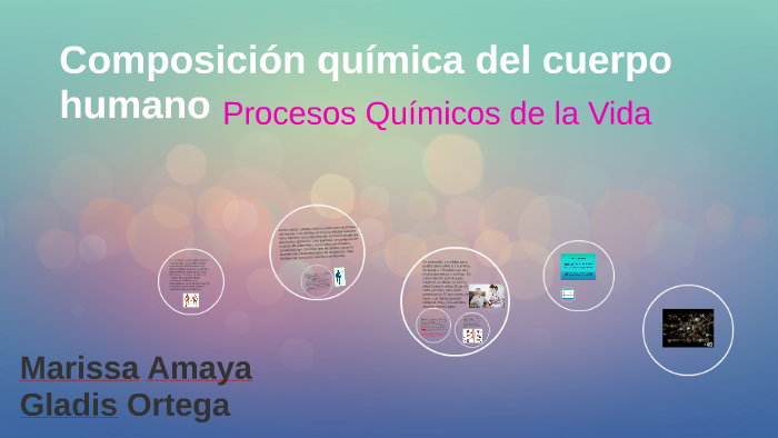 Composicion quimica del cuerpo humano by Marissa amaya on Prezi