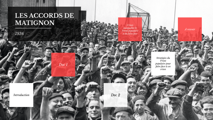 Les accords de Matignon 1936 by Angèle Anaïs on Prezi