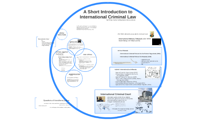 dissertation on international criminal law