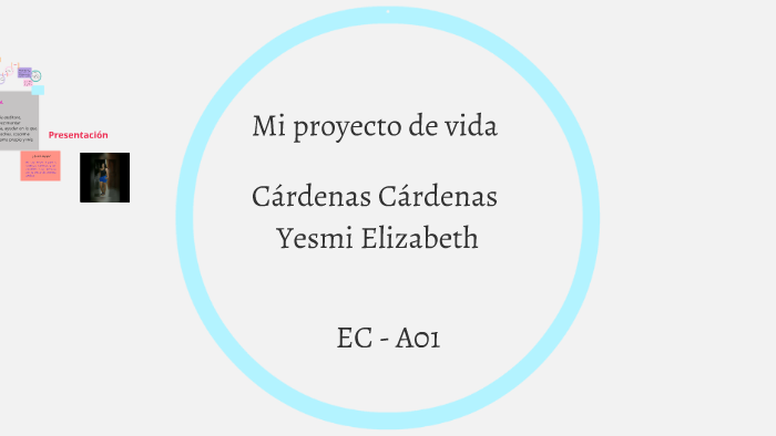 Mi proyecto de vida by Yesmi Cardenas on Prezi