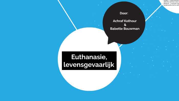 Euthanasie, Levensgevaarlijk By Babette Bouwman On Prezi