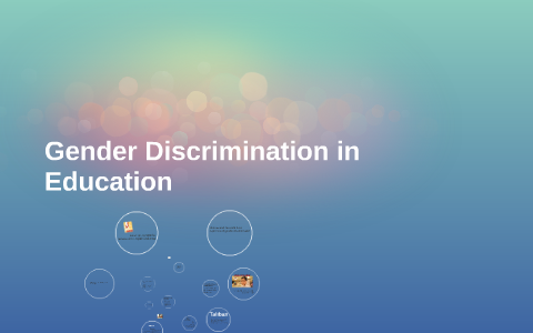 case study on gender discrimination in education