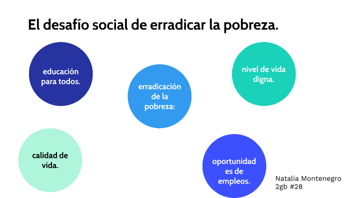 El Desafío Social De Erradicar La Pobreza By Natalia Montenegro On Prezi 8776