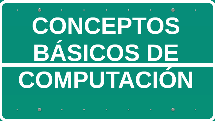 CONCEPTOS BASICOS DE COMPUTACIÓN by David Sebastian Gomez Rosas on Prezi