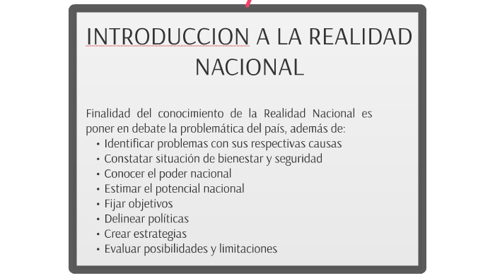 INTRODUCCION A LA REALIDAD NACIONAL by Patricia Cristina Castillo ...