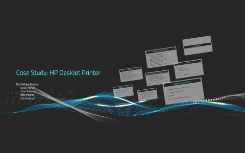 hewlett packard deskjet printer supply chain case analysis