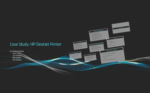 hp deskjet case study solution