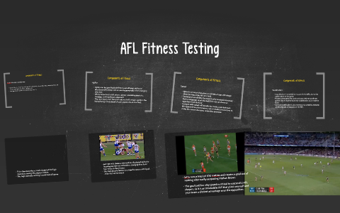 Strength Testing Afl AFL Fitness Testing by Matt Corish on Prezi