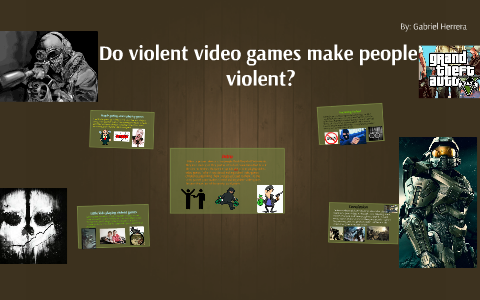 do violent video games cause behavior problems essay