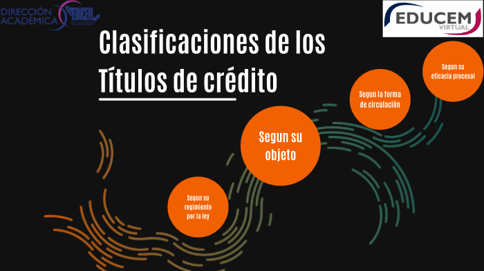 Clasificación de los títulos de crédito by UNIVERSIDAD Virtual on Prezi