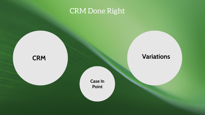 crm done right case study