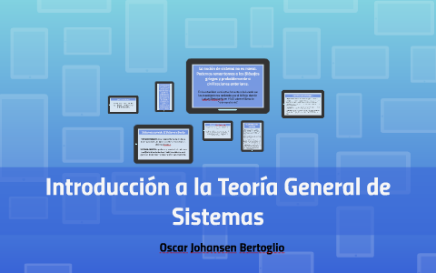 Introducción A La Teoría General De Sistemas By Adriana Fonseca