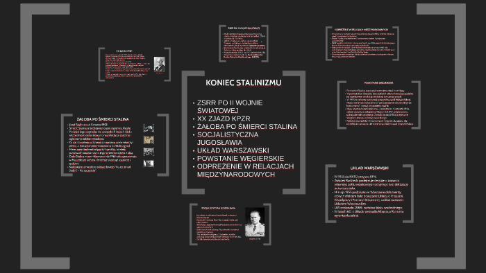 Koniec Stalinizmu Sprawdzian Historia Nowa Era KONIEC STALINIZMU by Marta Oknińska on Prezi