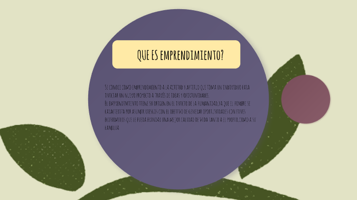 EMPRENDIMIENTO by KAREN CORREA on Prezi