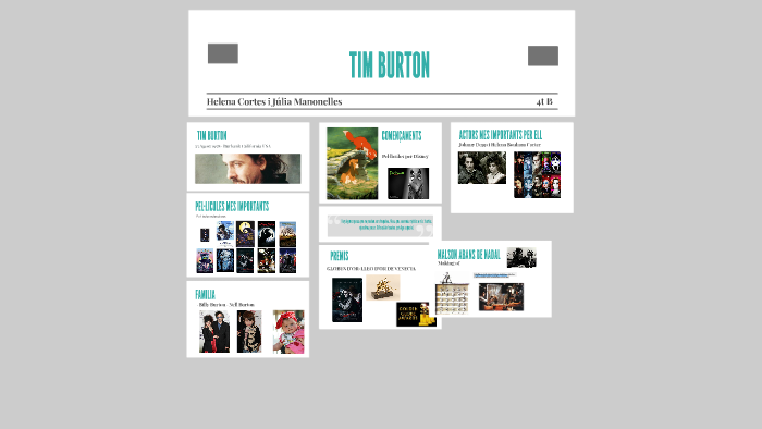 TIM BURTON by helena cortes martinez on Prezi