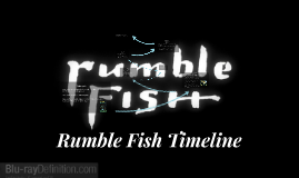 Реферат: Rumble Fish Essay Research Paper SummaryRumble fish