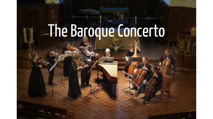 The Baroque Concerto by Stephen Cook