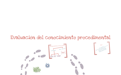 Evaluación del conocimiento procedimental by Uriel Cerón on Prezi