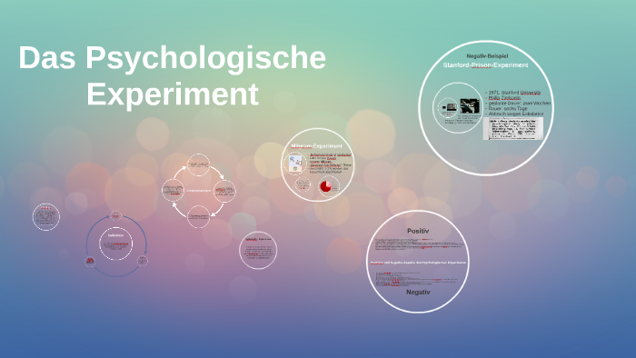 psychologisches experiment verhalten