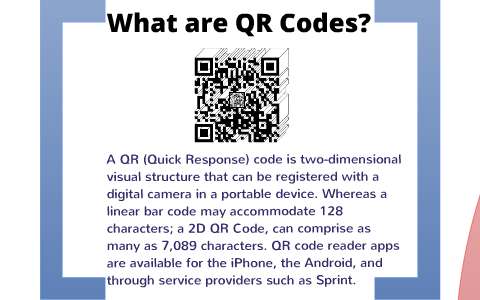 The Internet of Things Mediated by QR Codes by James Barrett on Prezi