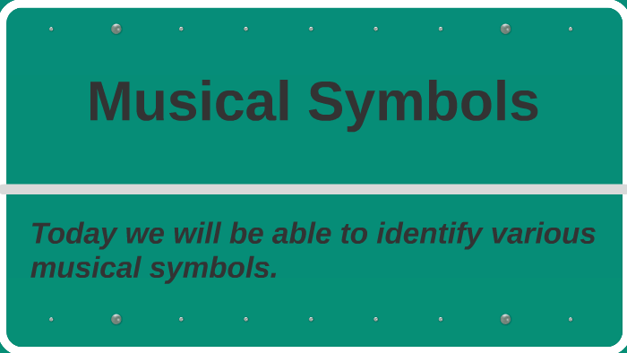 Musical Symbols by