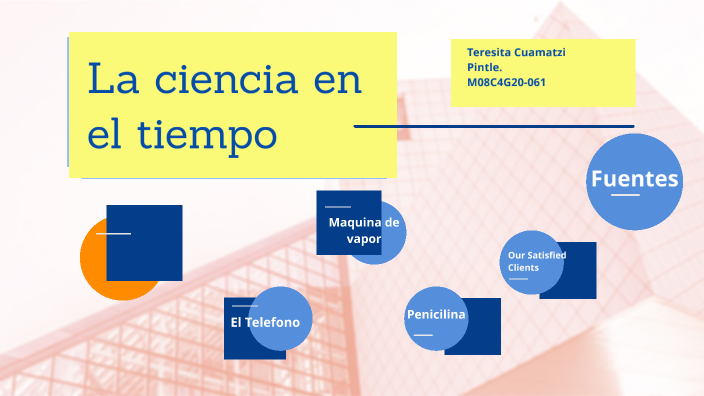 La Ciencia en el Tiempo by Teresa Cuamatzi Pintle on Prezi