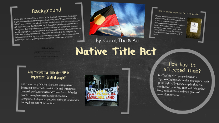 Native title act by anita huang