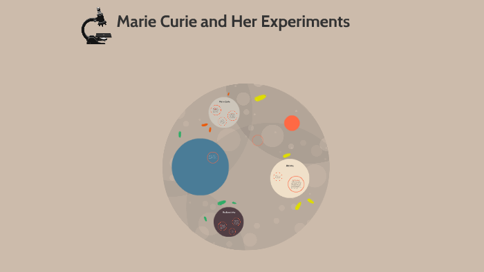 marie curie science experiments