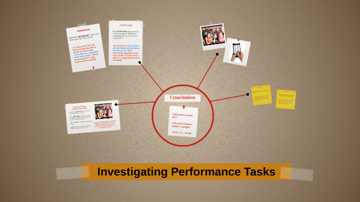 Investigating Performance Tasks by Janet Flannery on Prezi