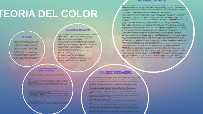 TEORIA DEL COLOR by ferney rivero on Prezi