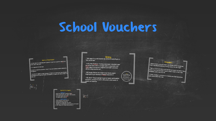 School Vouchers By On Prezi