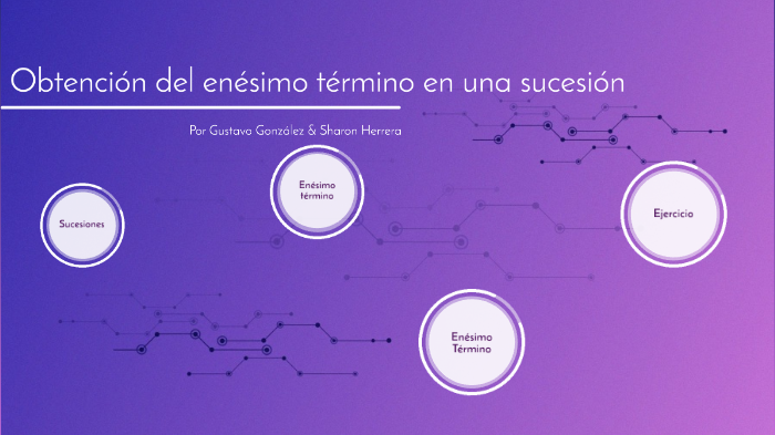 Enesimo Obtención del enésimo término en una sucesión by Sharon Quezada on Prezi