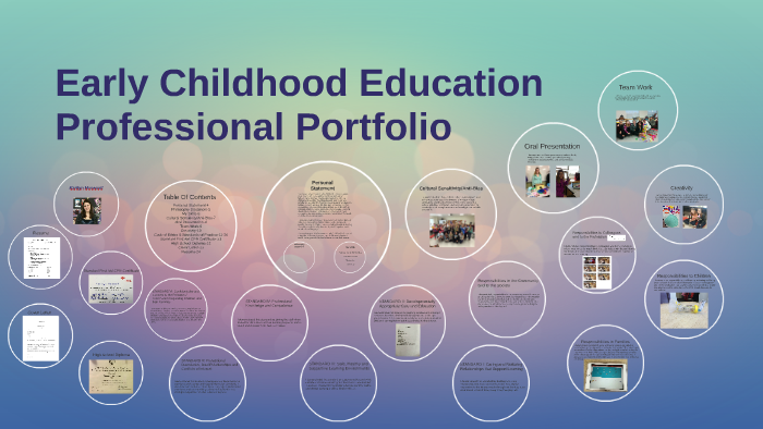 Early Childhood Education Professional Portfolio By Kaitlyn Huneault On ...