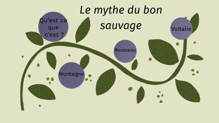 Le mythe du bon sauvage by margot pizzinat