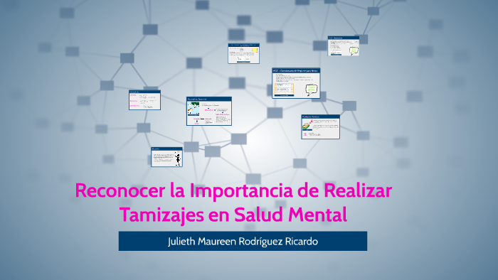 Reconocer la Importancia de Realizar Tamizajes en Salud Ment by July