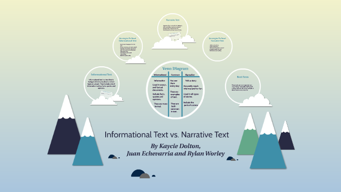 Informational Text vs. Narrative Text by rw rw on Prezi