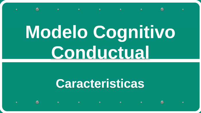 modelo cognitivo conductual by alejandra itzel gutierrez mendoza on Prezi  Next