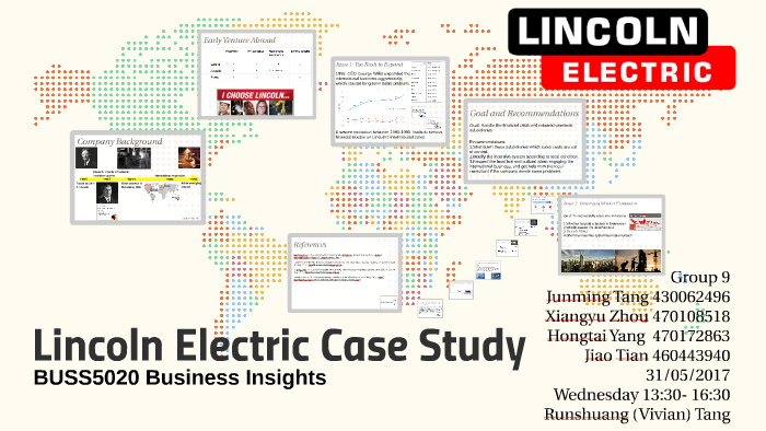 case study lincoln electric company